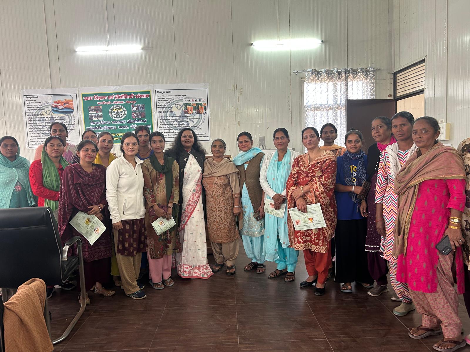 Value added products  training programs for self help groups of Majari 2025